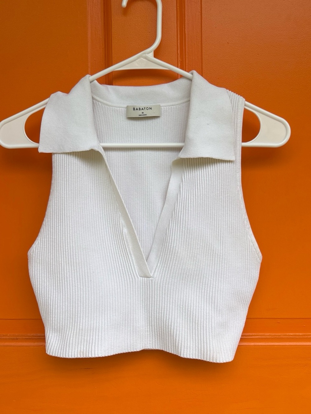 Aritzia Babaton Sculpt Knit Polo Top